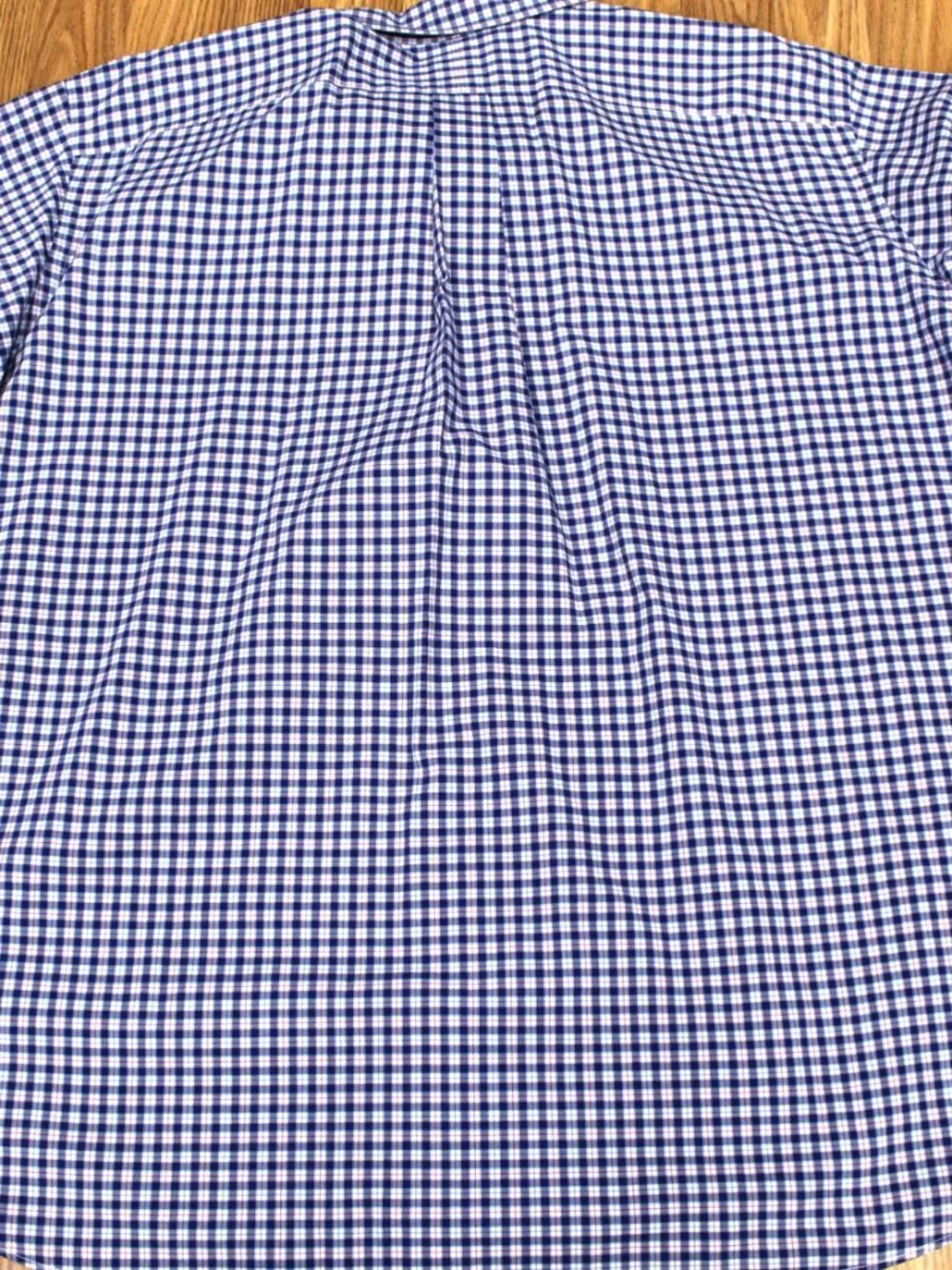 POLO RALPH LAUREN REGULAR FIT SHIRT BLUE & PINK PLAID 100% COTTON BIG 3XL, 3XB